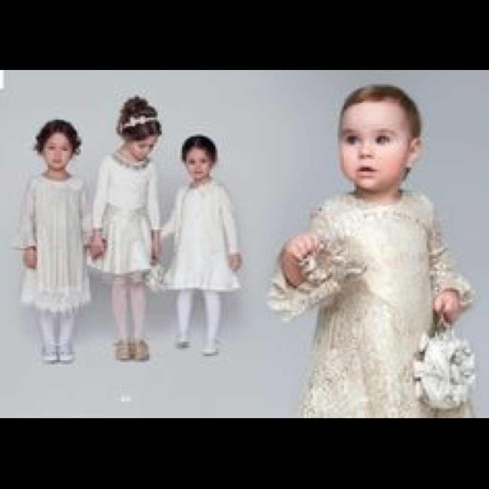 Ivory toddler dress